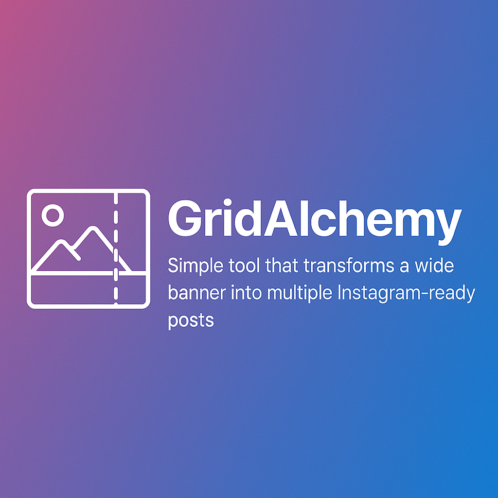 GridAlchemy - Instagram Post photo grid with image enhancer thumbnail